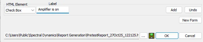 HTML control to easily create a check box control in your form.