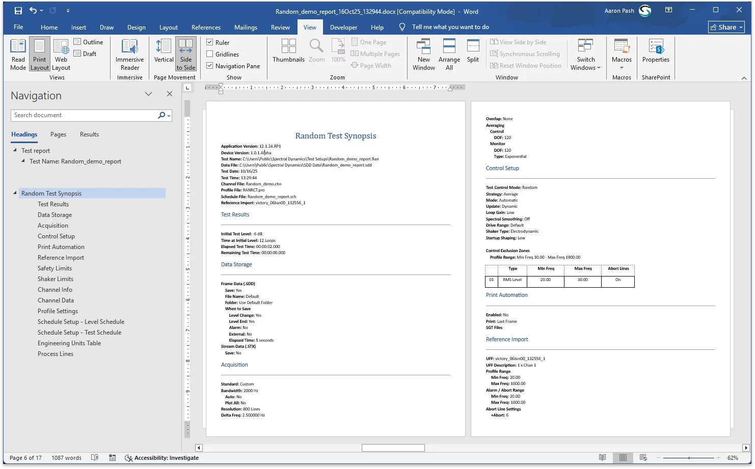 Microsoft Word Customize the Report's Output in Microsoft Word or Adobe PDF