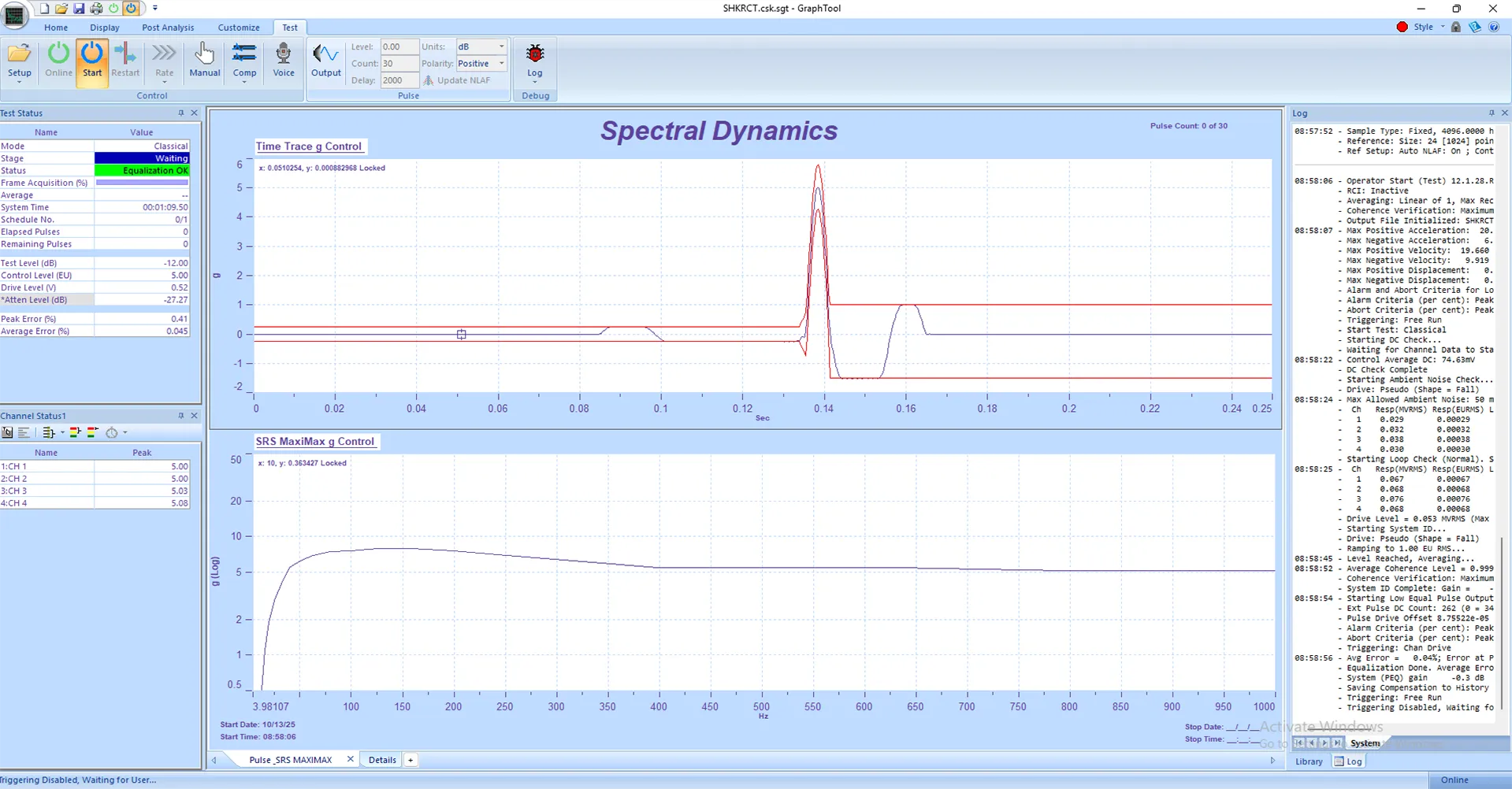 Panther Shock Control delivers precision and performance in transient vibration testing that ensure safe and accurate shock reproduction.
