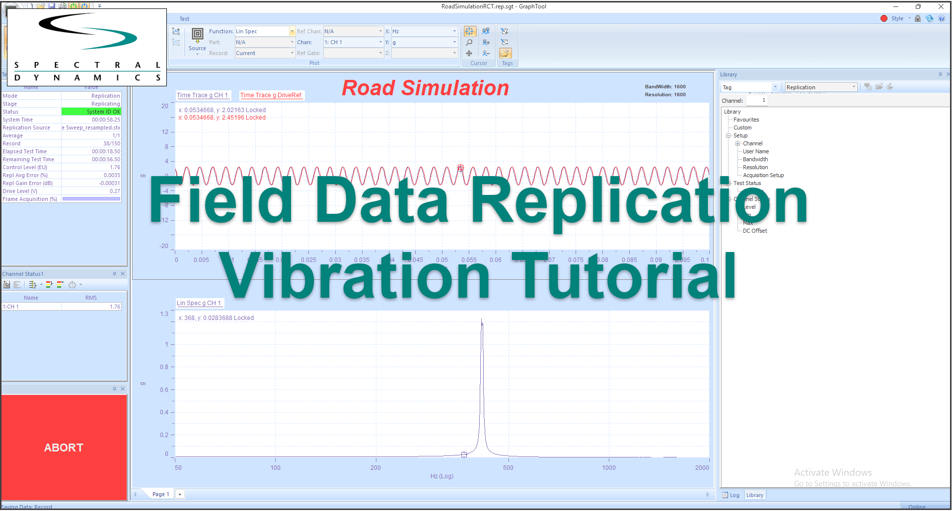 Field Data Replication Vibration Tutorial