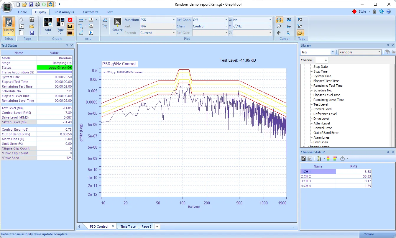 Panther's GTX Application starting Random test